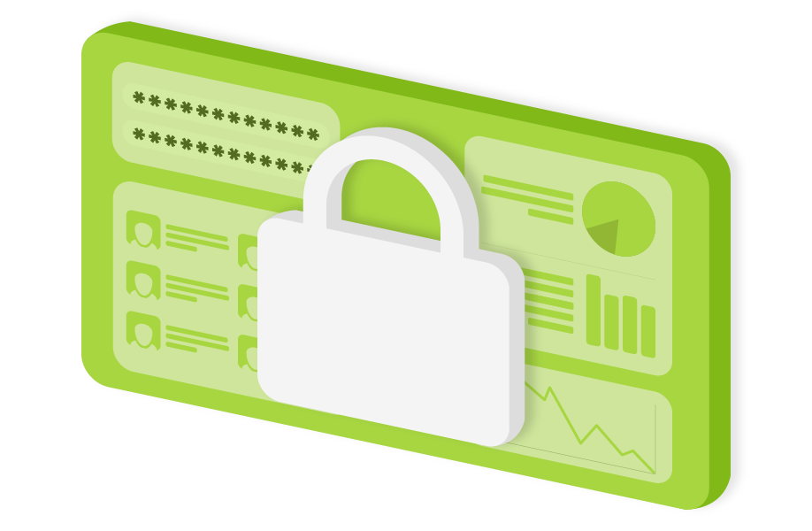 TernioSecure-01 TernioSwitch dashboard with padlock icon
